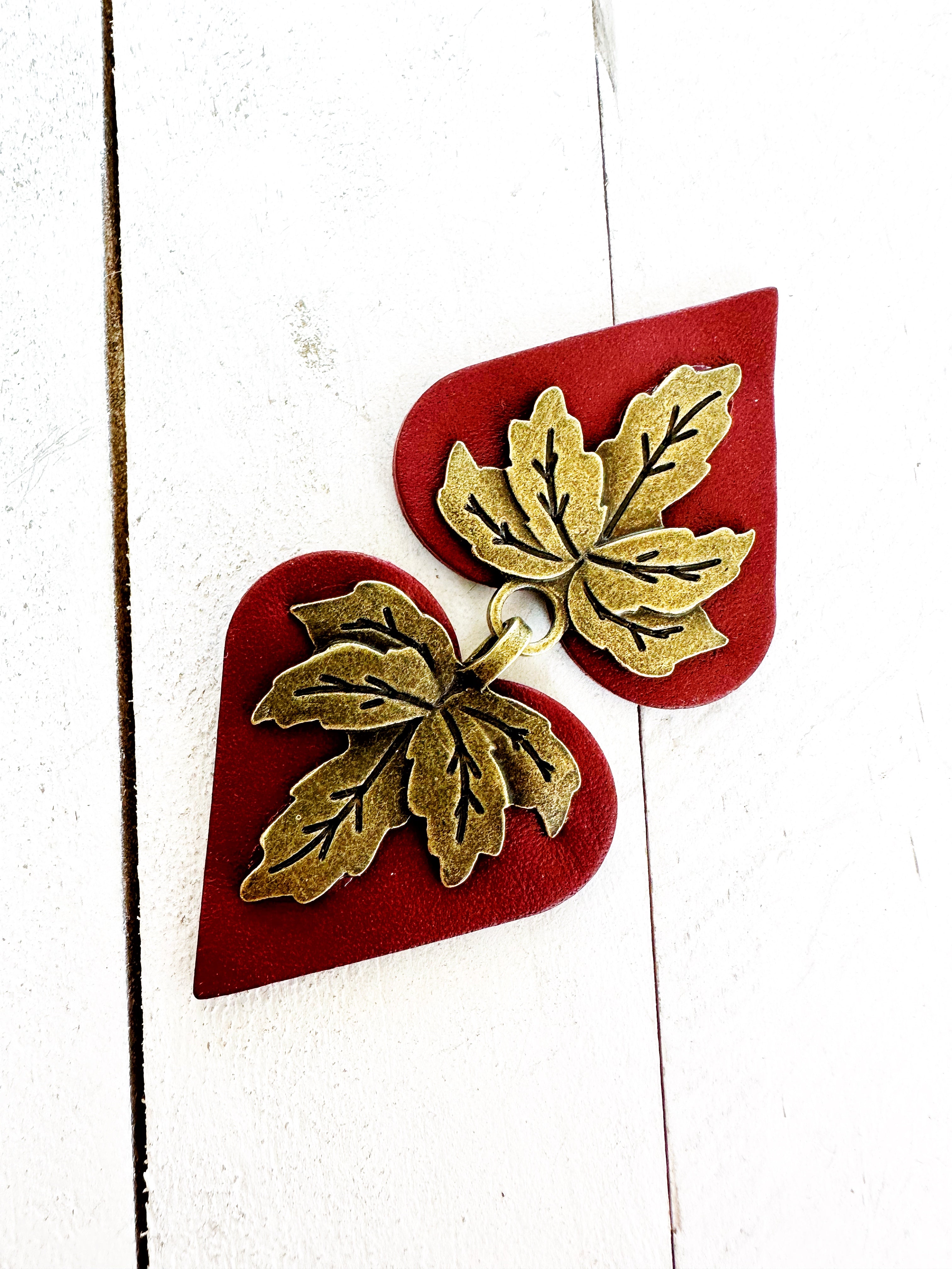 "Halcyon" Bronze on Dark Red | Forests & Fairytales Collection | K-00