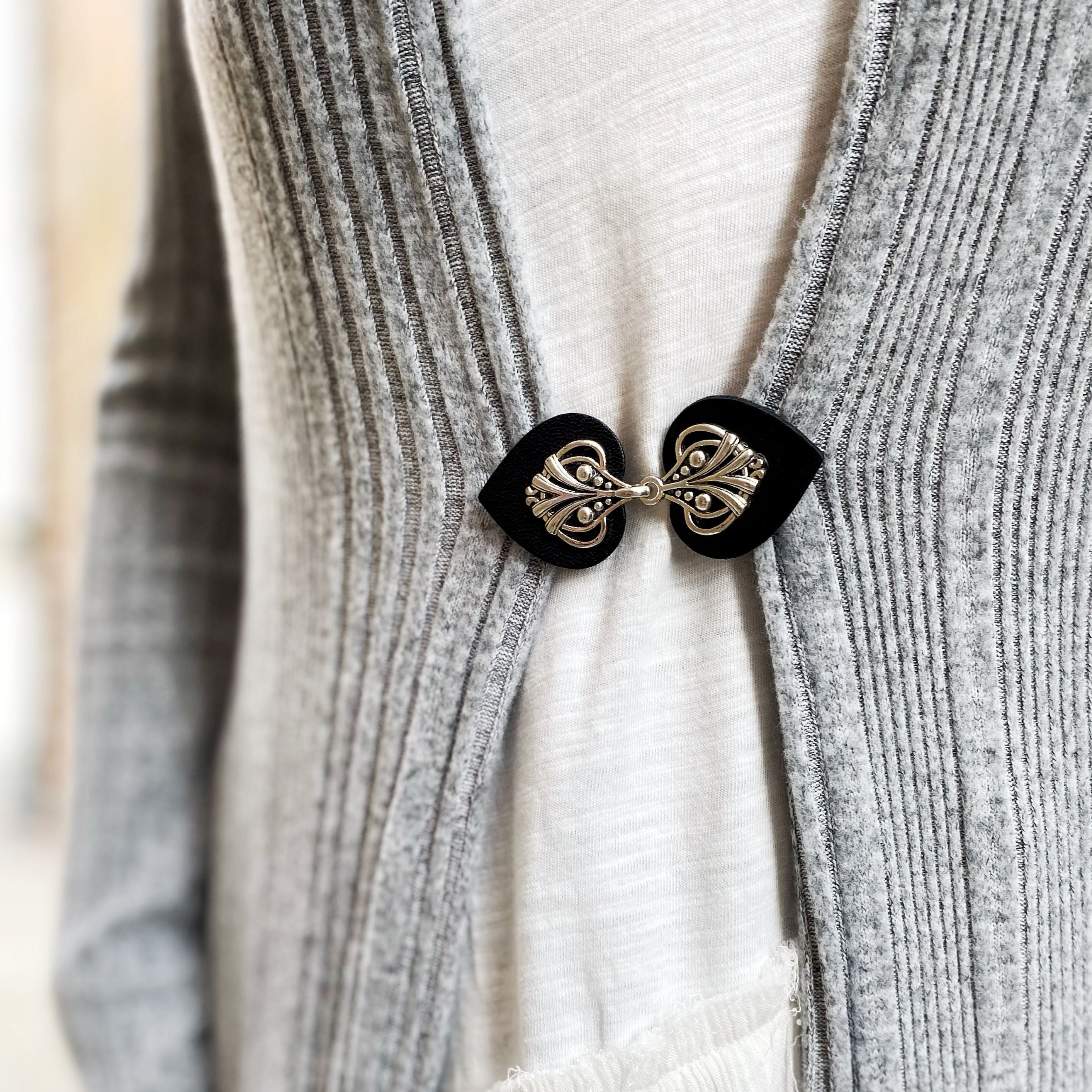"Myriad" Silver on Black | Dress Your Best Collection | K-117