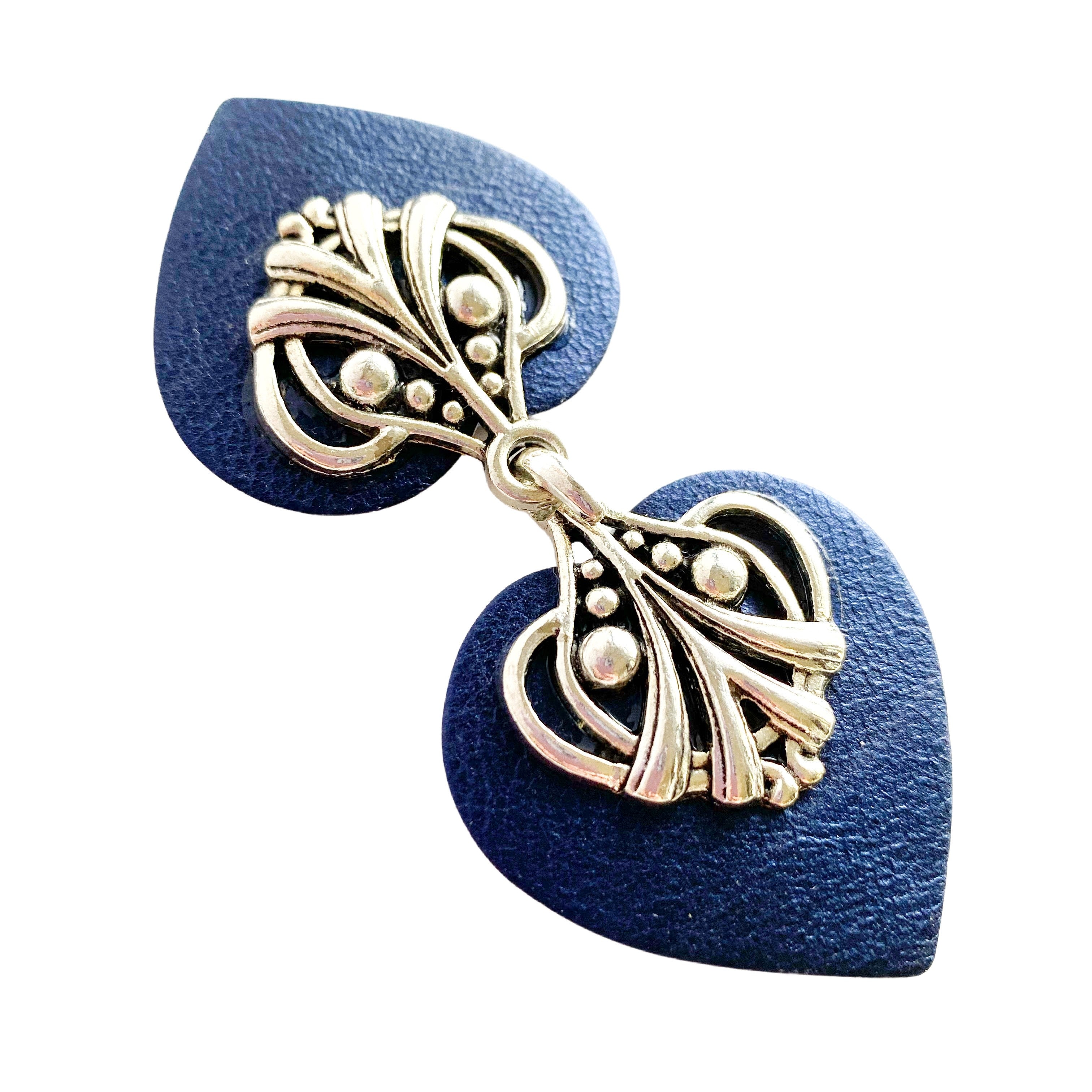"Myriad" Silver on Navy Blue | Dress Your Best Collection | K-128