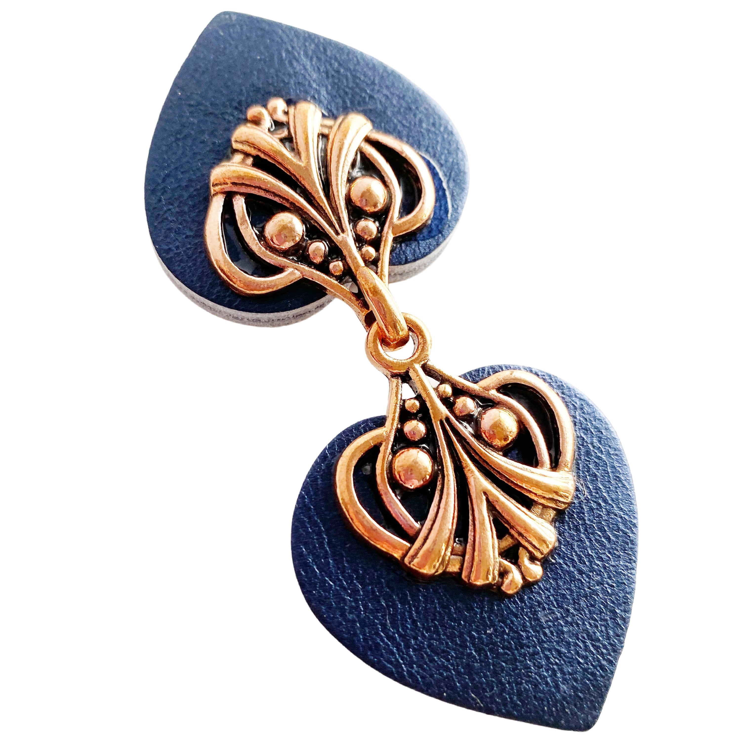 "Myriad" Copper on Navy Blue | Dress Your Best Collection | K-134