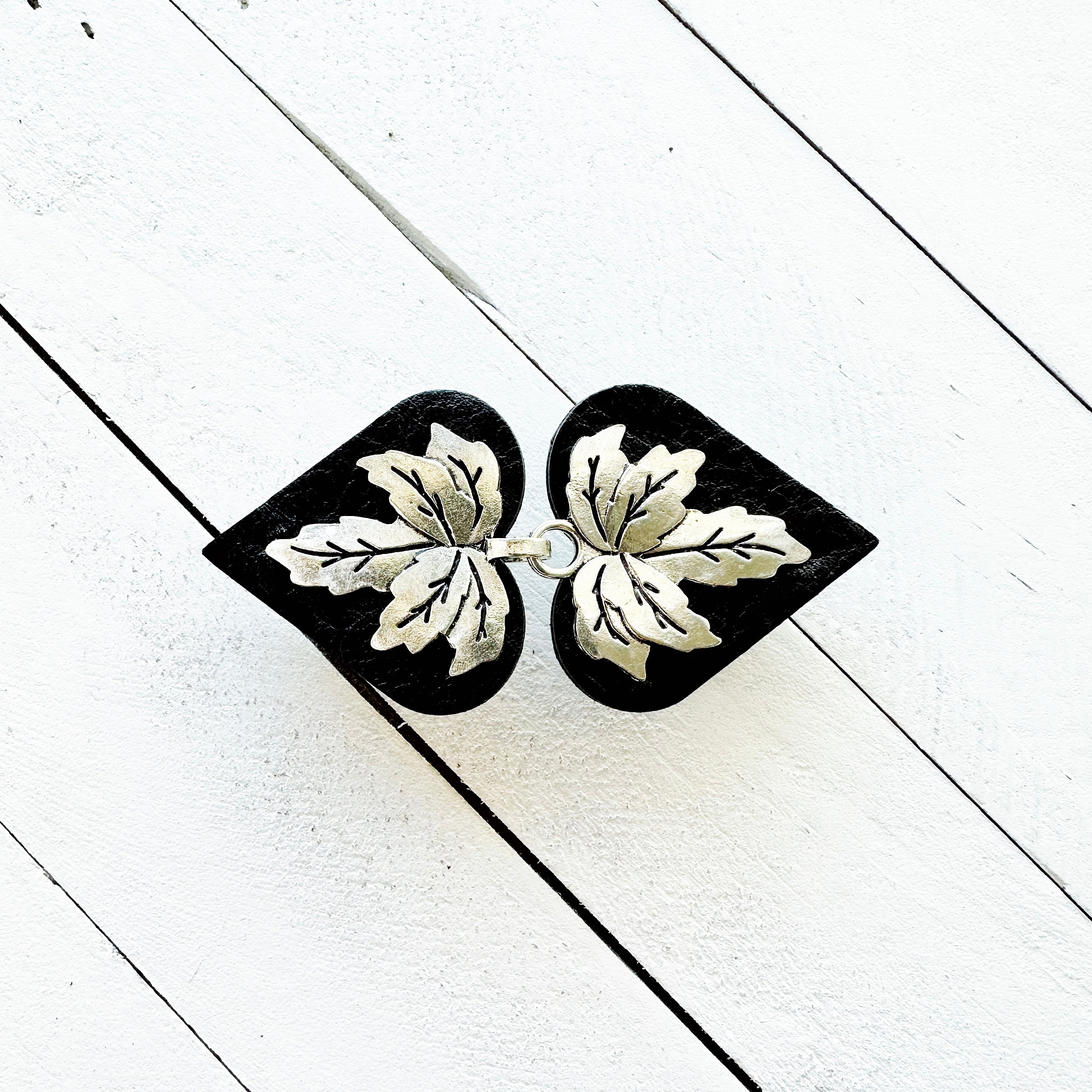 "Halcyon" Silver on Black | Forests & Fairytales Collection | K-008