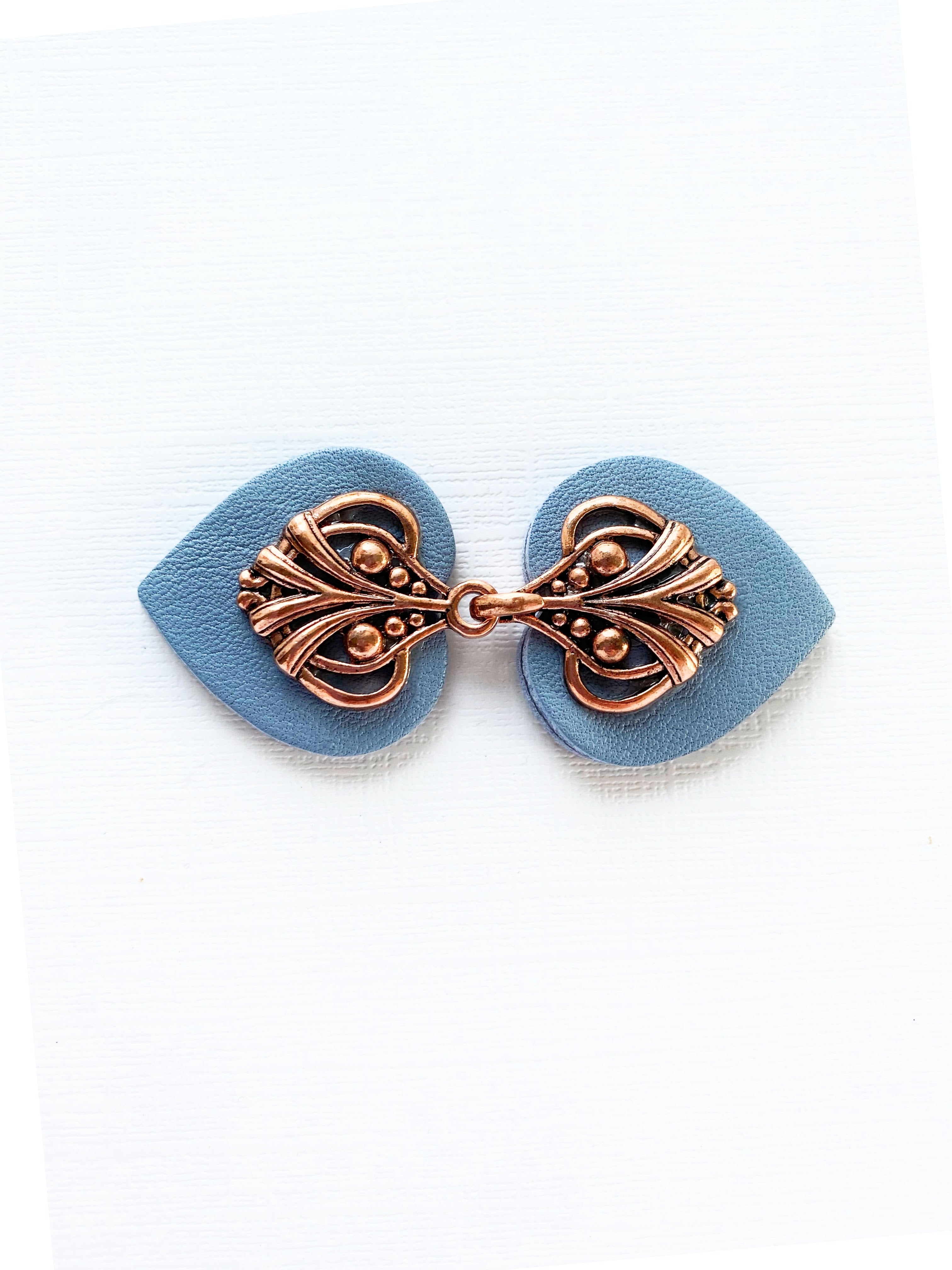 "Myriad" Copper on Light Blue | Dress Your Best Collection | K-131