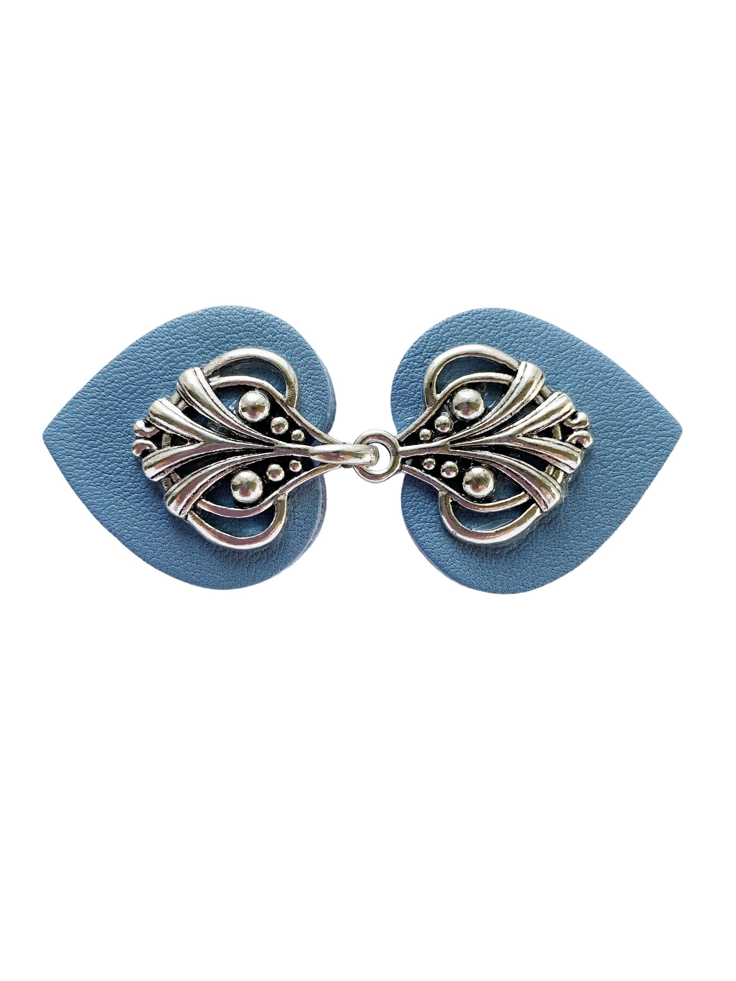 "Myriad" Silver on Light Blue | Dress Your Best Collection