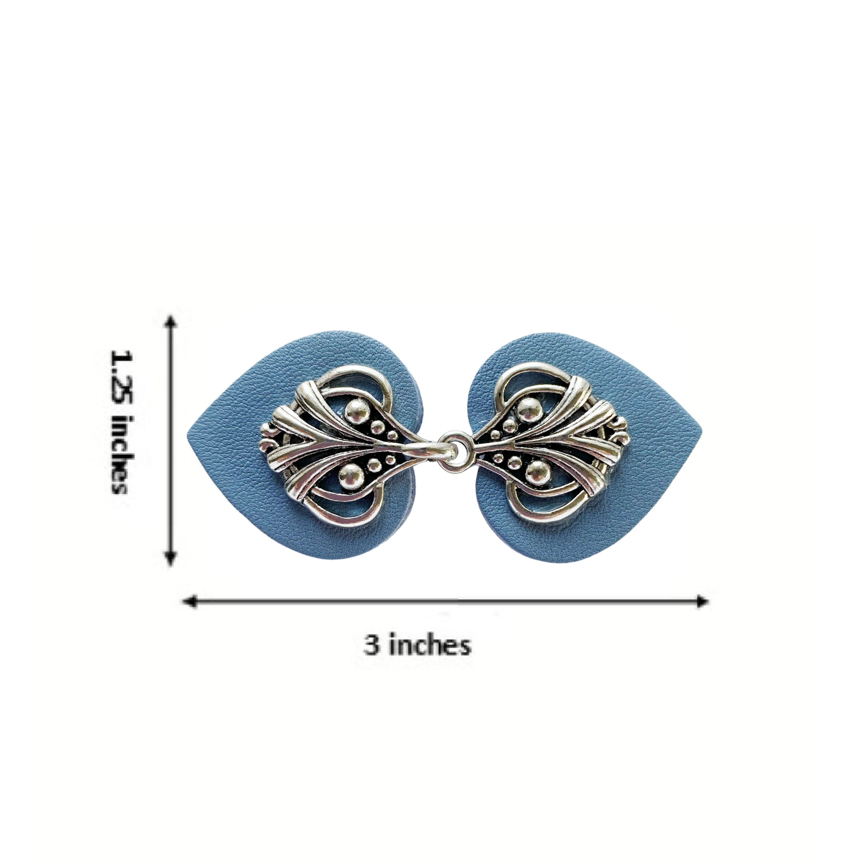 "Myriad" Silver on Light Blue | Dress Your Best Collection